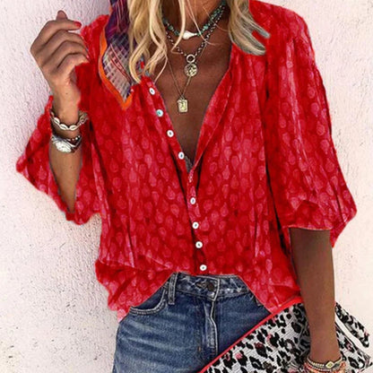 Elegant Female Casual Blouse