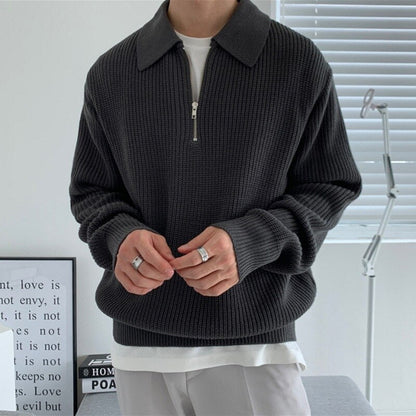 Relaxed Fit Crew Neck Mens Sweatshirt - ModishWorld