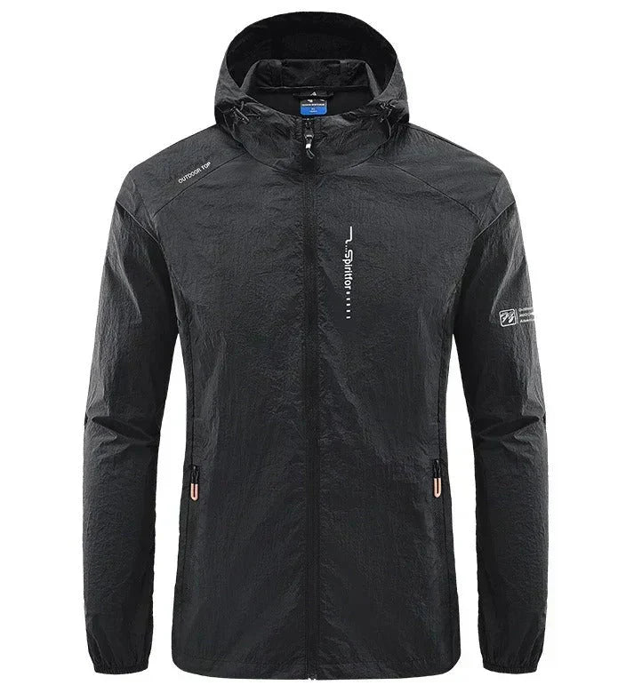 Waterproof Men's Hooded Windbreaker Coat