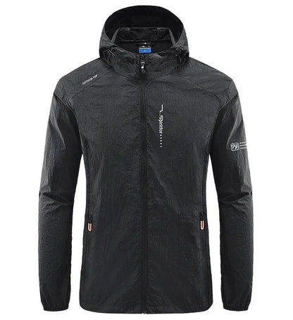 Waterproof Men's Hooded Windbreaker Coat
