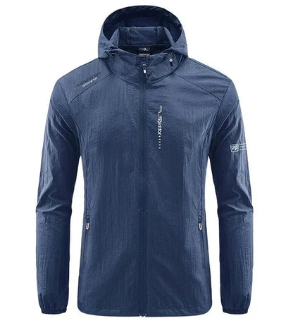 Waterproof Men's Hooded Windbreaker Coat