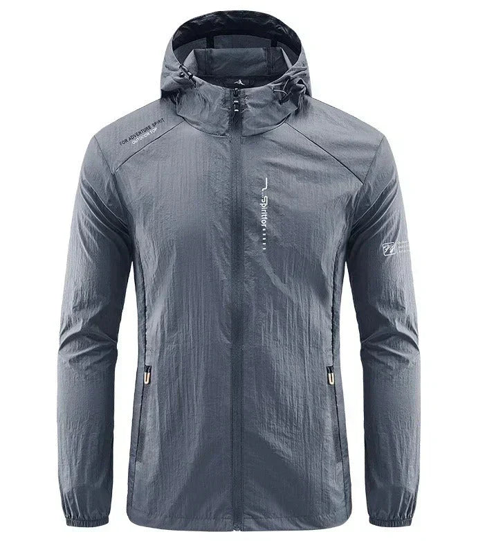 Waterproof Men's Hooded Windbreaker Coat