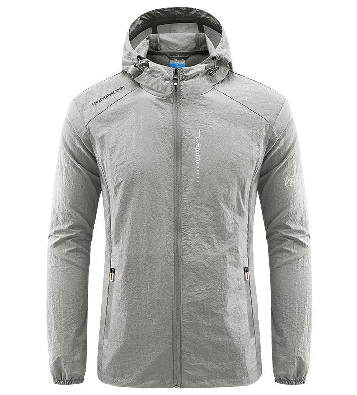 Waterproof Men's Hooded Windbreaker Coat