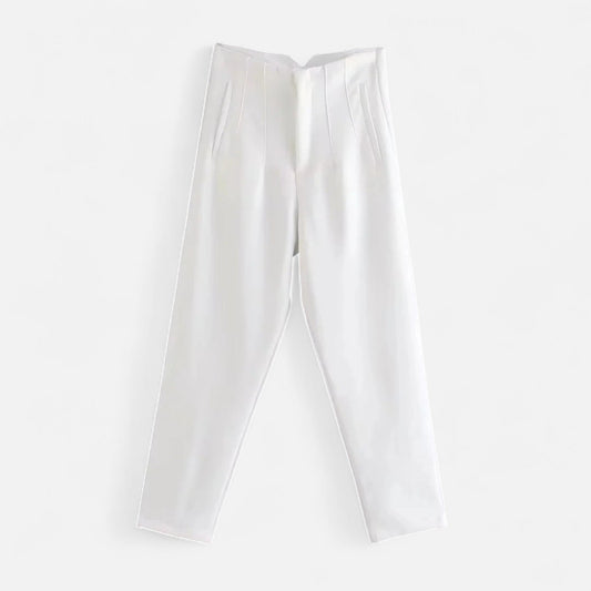 Chic High Waist Slim Fit Women's Trousers - Modish World