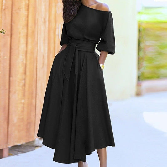 Classic Fit Women's Cotton Dress - ModishWorld