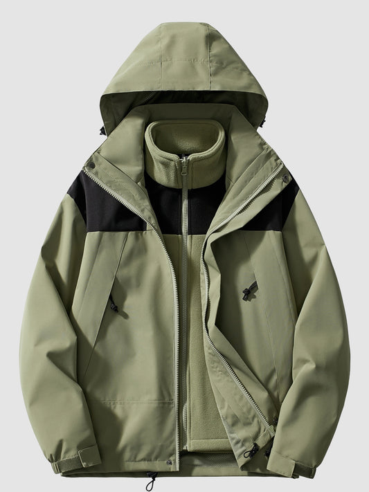 Warm Waterproof Women's Fleece Lined Winter Jacket - ModishWorld
