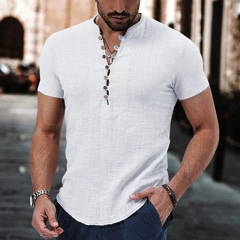 Lightweight Casual Men's Linen Shirt