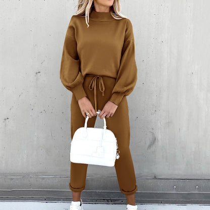 Comfy Women's Pajama Set - Long Sleeve & Jogger Pants