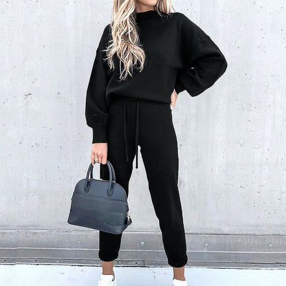 Comfy Women's Pajama Set - Long Sleeve & Jogger Pants